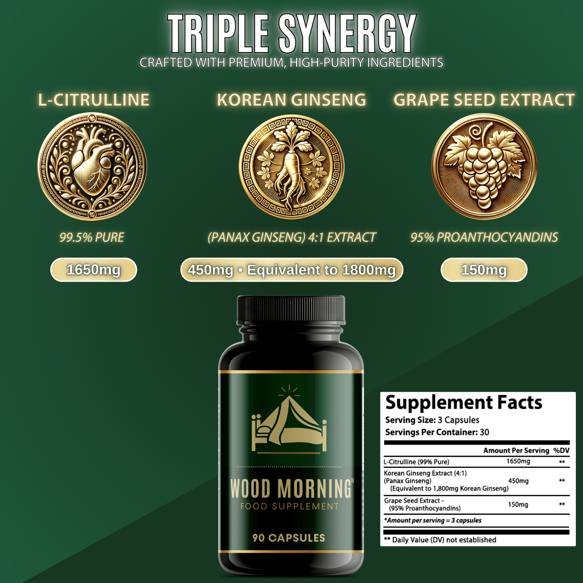 L Citrulline Ginseng Capsules libido booster for men