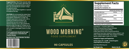 Wood Morning™  – 90 Capsules (1 Month Supply)